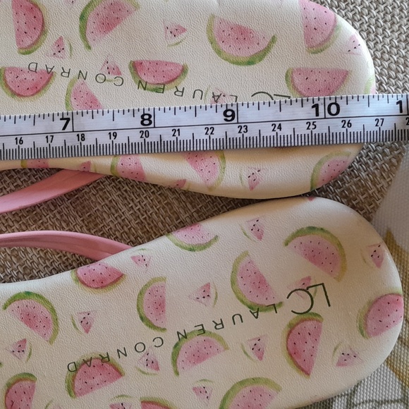 LC Lauren Conrad Women's Pink Watermelon Sandals 10M - Picture 5 of 5